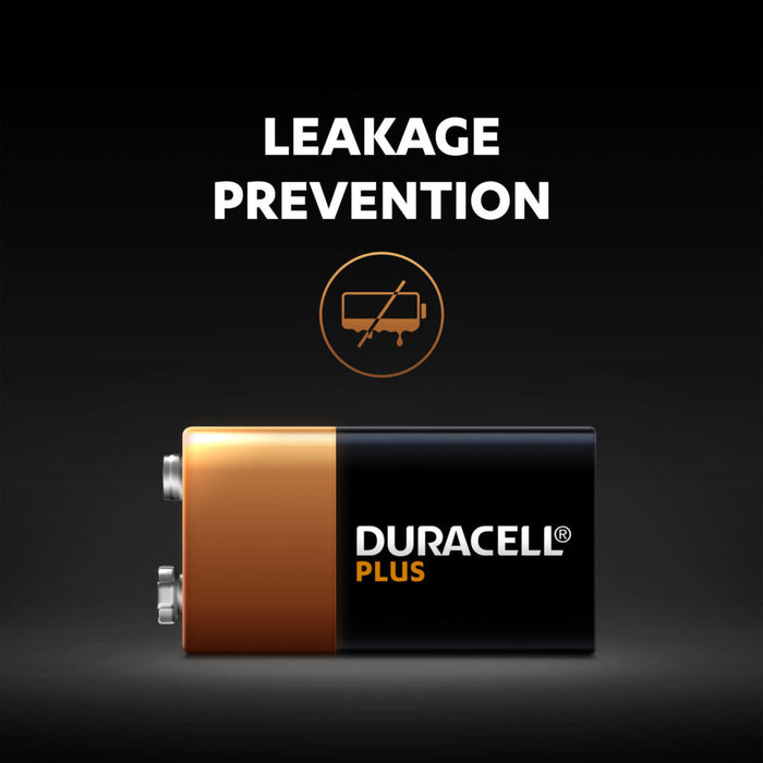 Duracell +100% Plus Power 9V PP3 6LR61 | 2 Pack - westbasedirect.com