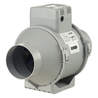 Blauberg TURBO-100-T Turbo In-line Mixed Flow High Performance Extractor Fan with Run-On Timer - 4