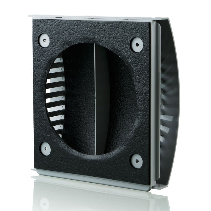 Blauberg AH-10-100-GREY External Wall Wind Sound Baffle Vent Cover Draft 4" 100mm - westbasedirect.com