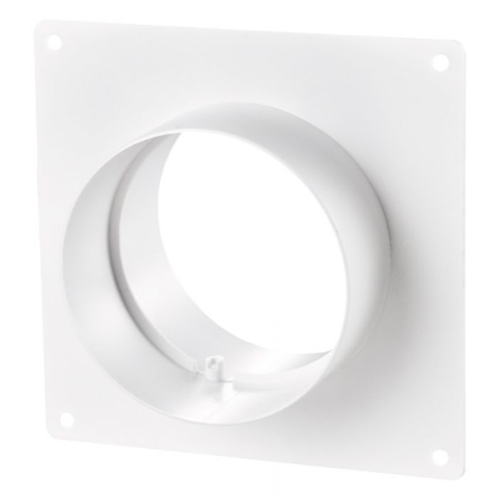 Blauberg DK-125-PVC-TER Ventilation PVC Flexible Duct Cowled Wall Kit 5" 125mm Terracotta - westbasedirect.com