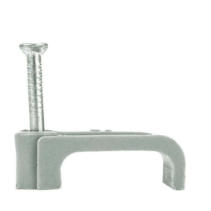 BG CCF10/50 Grey Twin & Earth 10mm Cable Clips - 50 Pack - westbasedirect.com