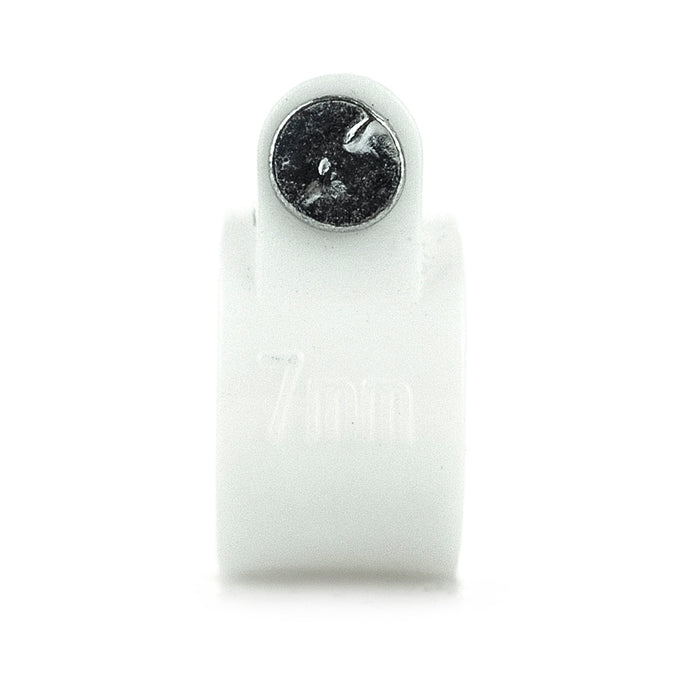 BG CCR7/50 White Round 7mm Cable Clips - 50 Pack - westbasedirect.com