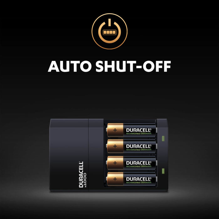 Duracell CEF14 4hr Value Charger + 2xAA + 2xAAA - westbasedirect.com