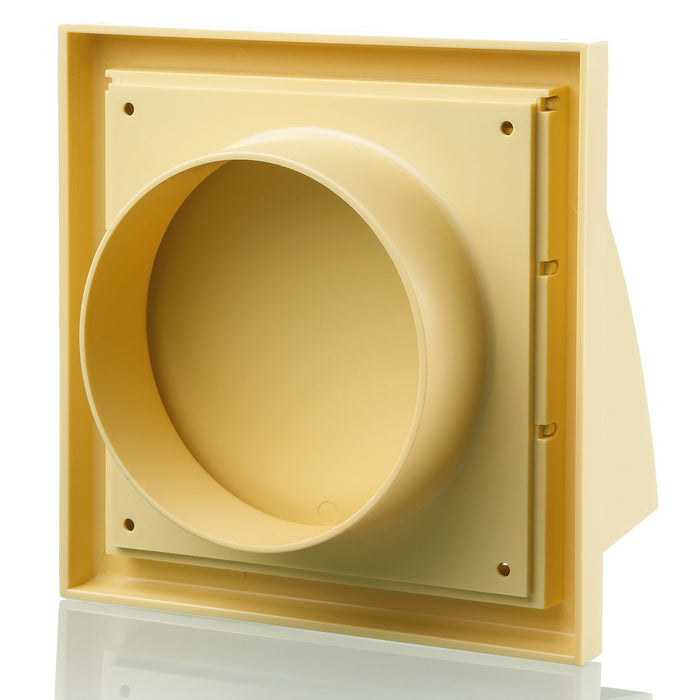 Blauberg BB-CHK-125-3-VKCS Cooker Hood Cowled Wall Shutter Vent Duct Kit Fan Extractor 5" 125mm Cotswold Stone - westbasedirect.com