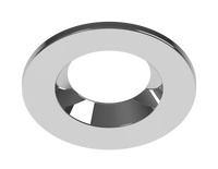 Luceco EFCBBZPC FType Compact Bezel Accessory Regressed - Polished Chrome