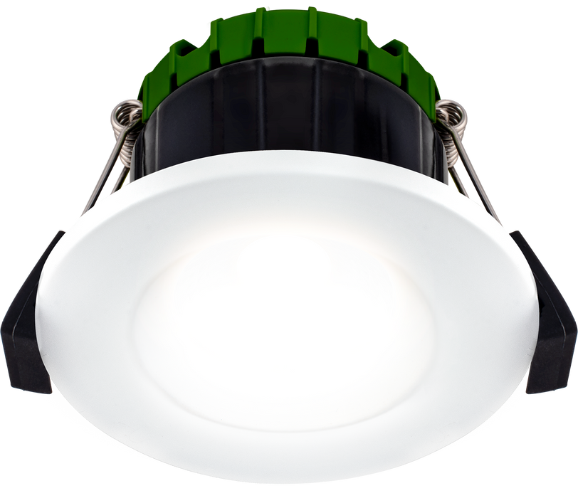 Luceco FType Compact Colour Change 6W IP65 Fire Rated Downlight - White - westbasedirect.com
