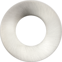 Luceco EFCFBZBS FType Compact Bezel Accessory Flat - Brushed Steel