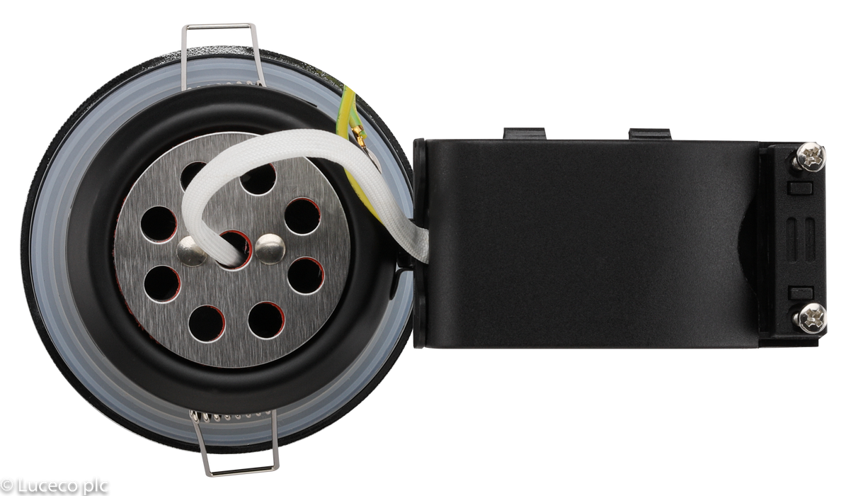 Luceco Fixed IP65 Fire Rated GU10 Downlight - Polished Chrome - westbasedirect.com