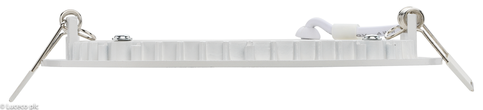 Luceco LuxPanel Eco Circular Ø150mm 9W 4000K Standard Slimline LED Downlight - westbasedirect.com