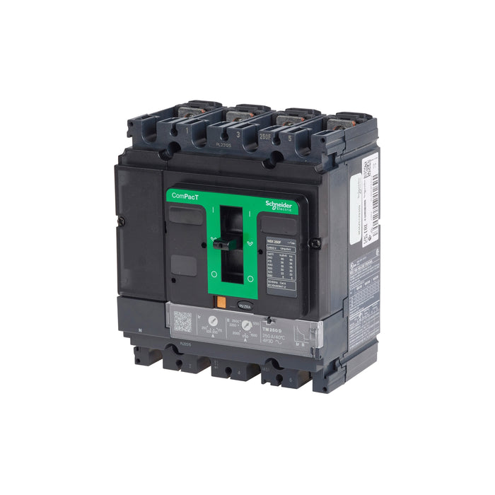 Schneider Electric SE250QCB3LSM LoadCentre KQ 4P 250A MCCB Incomer for Type B Split Metered Board - westbasedirect.com
