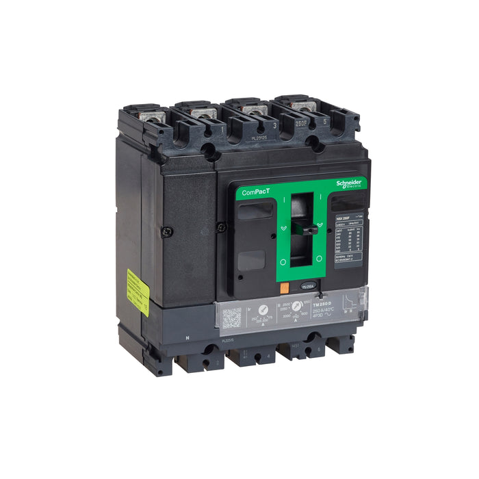 Schneider Electric SE250QCB3LSM LoadCentre KQ 4P 250A MCCB Incomer for Type B Split Metered Board - westbasedirect.com