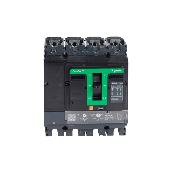 Schneider Electric SE250QCB3LSM LoadCentre KQ 4P 250A MCCB Incomer for Type B Split Metered Board - westbasedirect.com