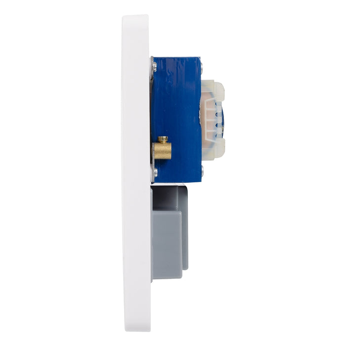 Schneider Electric GGBL7090S Lisse White Moulded 115/230V Dual Voltage Socket - westbasedirect.com