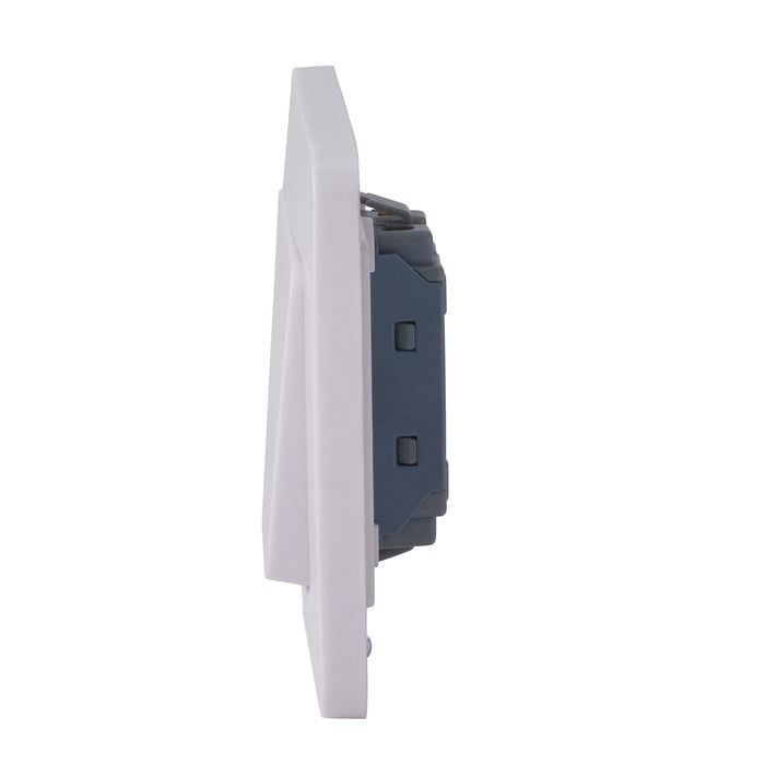 Schneider Electric GGBL1014W Lisse White Moulded 10AX 1G Intermediate Wide Rocker Switch - westbasedirect.com