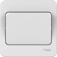 Schneider Electric GGBL1012W Lisse White Moulded 10AX 1G 2-Way Wide Rocker Switch