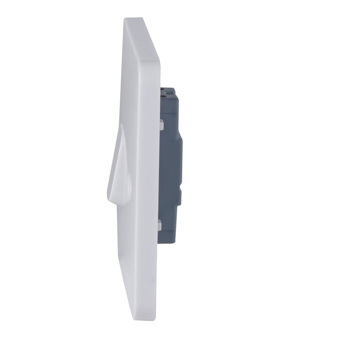 Schneider Electric GGBL1012R Lisse White Moulded 10A 1G 2-Way Retractive Switch - westbasedirect.com