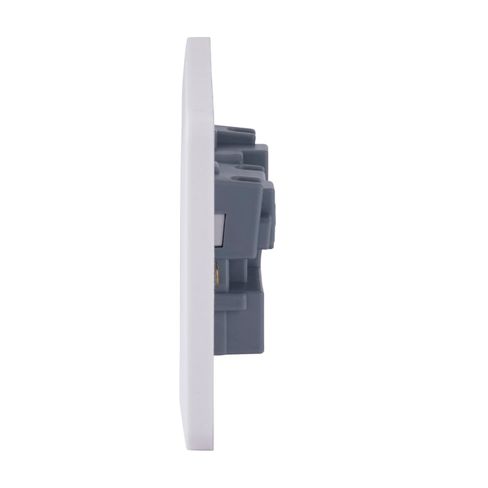 Schneider Electric GGBL3060 Lisse White Moulded 13A SP 1G Unswitched Socket - westbasedirect.com