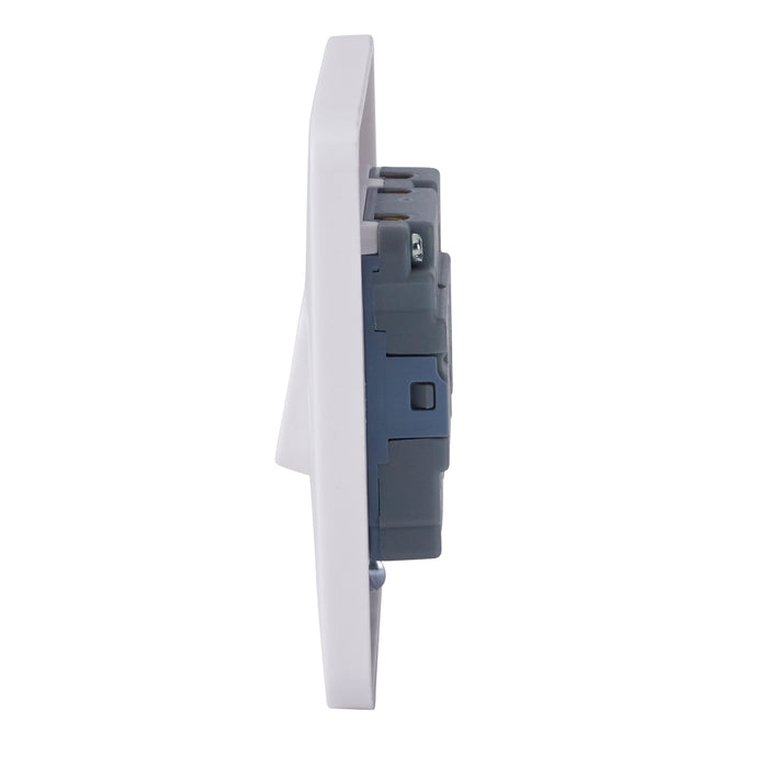 Schneider Electric GGBL1013 Lisse White Moulded 10AX 3 Pole Fan Isolator Switch - westbasedirect.com