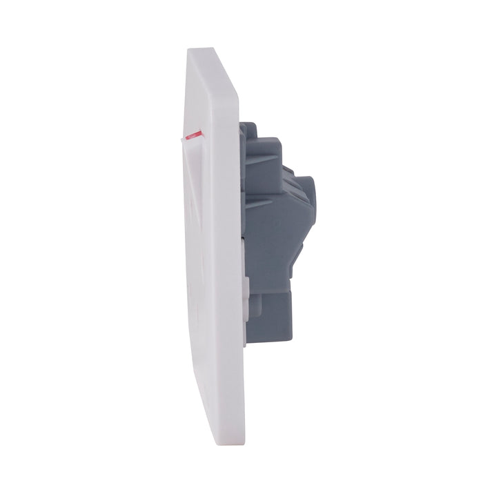 Schneider Electric GGBL3090 Lisse White Moulded 15A 1G Round Pin Switched Socket - westbasedirect.com