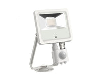 Collingwood FL01WPCS White 10W Colour Switchable Floodlight, IP65, PIR