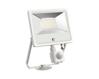 Collingwood FL03WPCS White 30W Colour Switchable Floodlight, IP65, PIR