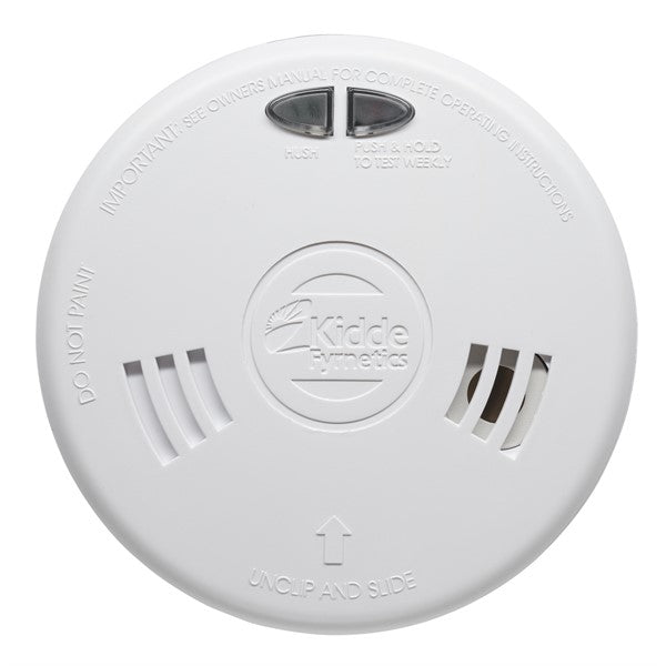 Kidde 2SFW Slick Mains Optical Smoke Alarm with Alkaline Battery Back-Up - westbasedirect.com
