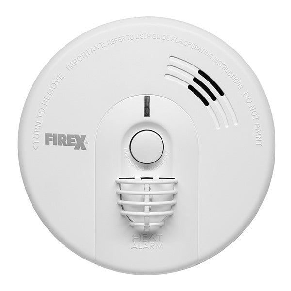 Kidde KF30LL Firex Mains Powered Heat Alarm with Long-Life Lithium Battery Back-Up - westbasedirect.com