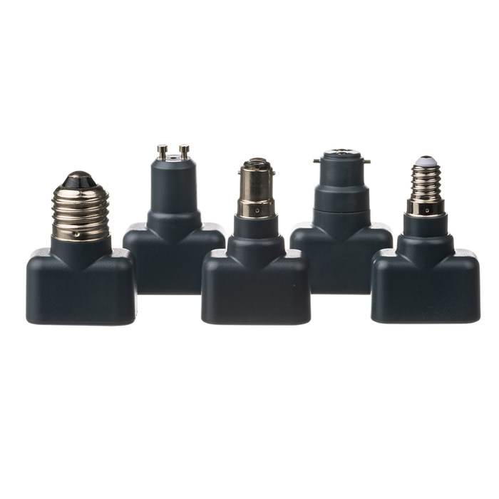 Kewtech LIGHTMATE KIT Lighting Circuit Adaptor Set (Set of all BC/ES/GU10/SES/SBC) - westbasedirect.com