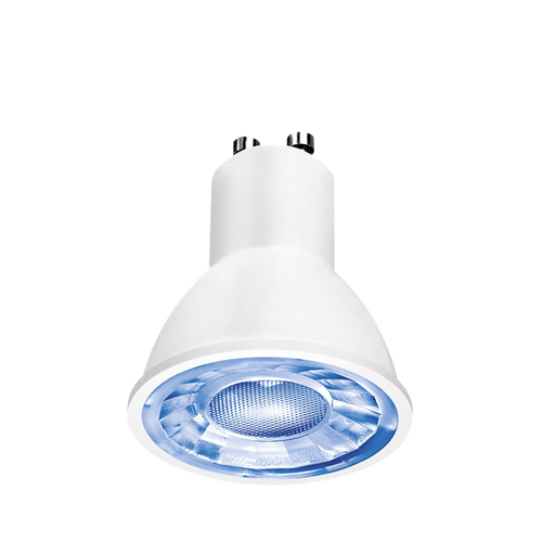 Aurora EN-GU003/BLU ICE 3W 60° 68lm GU10 LED Non-Dimmable  - Blue Lamp - westbasedirect.com
