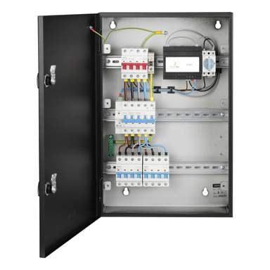 Matt:e ARD-2-32-TP-M 3 Phase O-PEN EV Connection Unit & Auto Reset 5 Pole Isolator with 2x32A TPN MCBs - westbasedirect.com