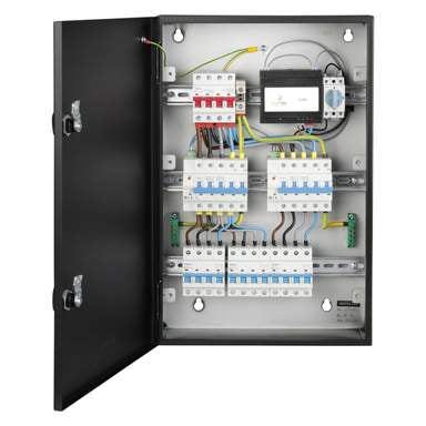 Matt:e ARD-3-32-TP-M 3 Phase O-PEN EV Connection Unit & Auto Reset 5 Pole Isolator with 3x32A TPN MCBs - westbasedirect.com