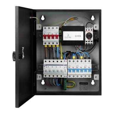 Matt:e EVU-3-32-M 3 Phase EV Connection Unit with built in O-PEN & 3x DP MCB's Suitable for 3x32A SP Loads - westbasedirect.com