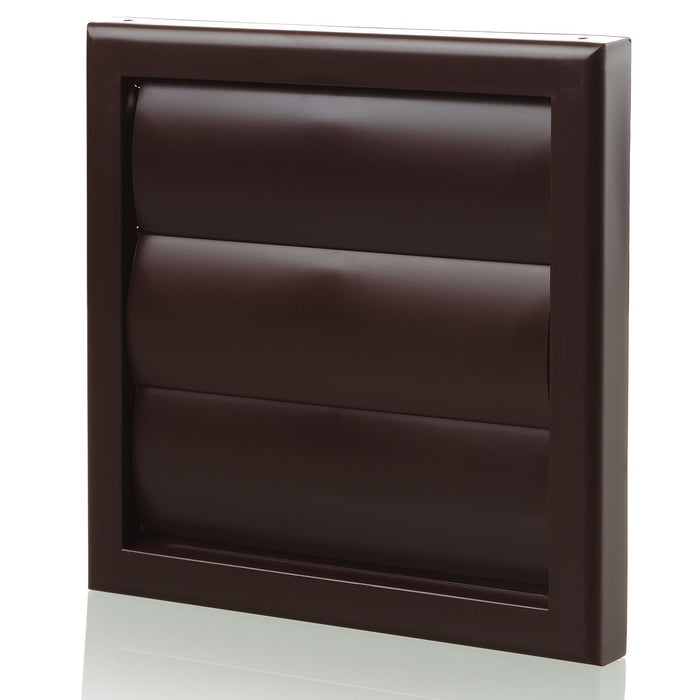Blauberg BB-CHK-125-3-VJBR Cooker Hood Gravity Shutter Vent Duct Kit Fan Extractor 5" 125mm Brown - westbasedirect.com