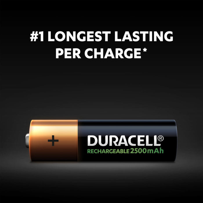 Duracell Rech. Ultra AA 2500mAh | 4 Pack - westbasedirect.com