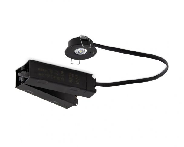 Collingwood EMRBST Salvus Route Emergency Spot 1W 6500K Black, Self-Test, Open Corridor Lens - westbasedirect.com