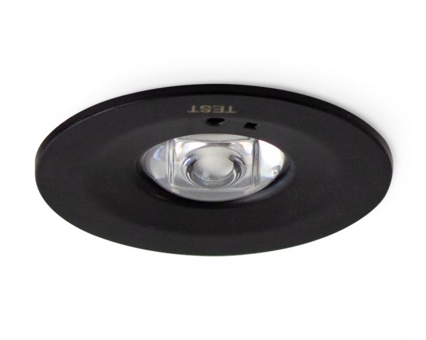 Collingwood EMRBST Salvus Route Emergency Spot 1W 6500K Black, Self-Test, Open Corridor Lens - westbasedirect.com