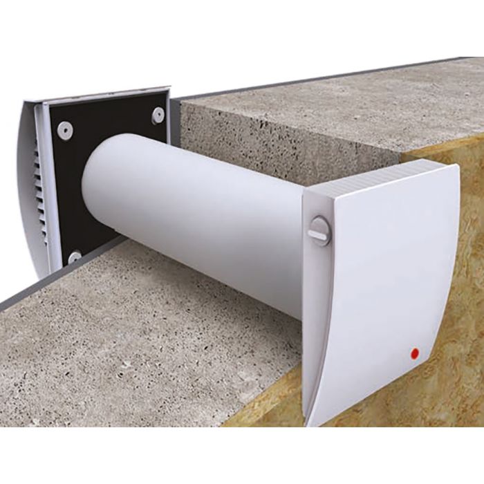 Blauberg AERIS-MINI-CS Aeris-Mini Decentralised Single Room Heat Recovery Unit - Cotswold Stone Cowl - westbasedirect.com