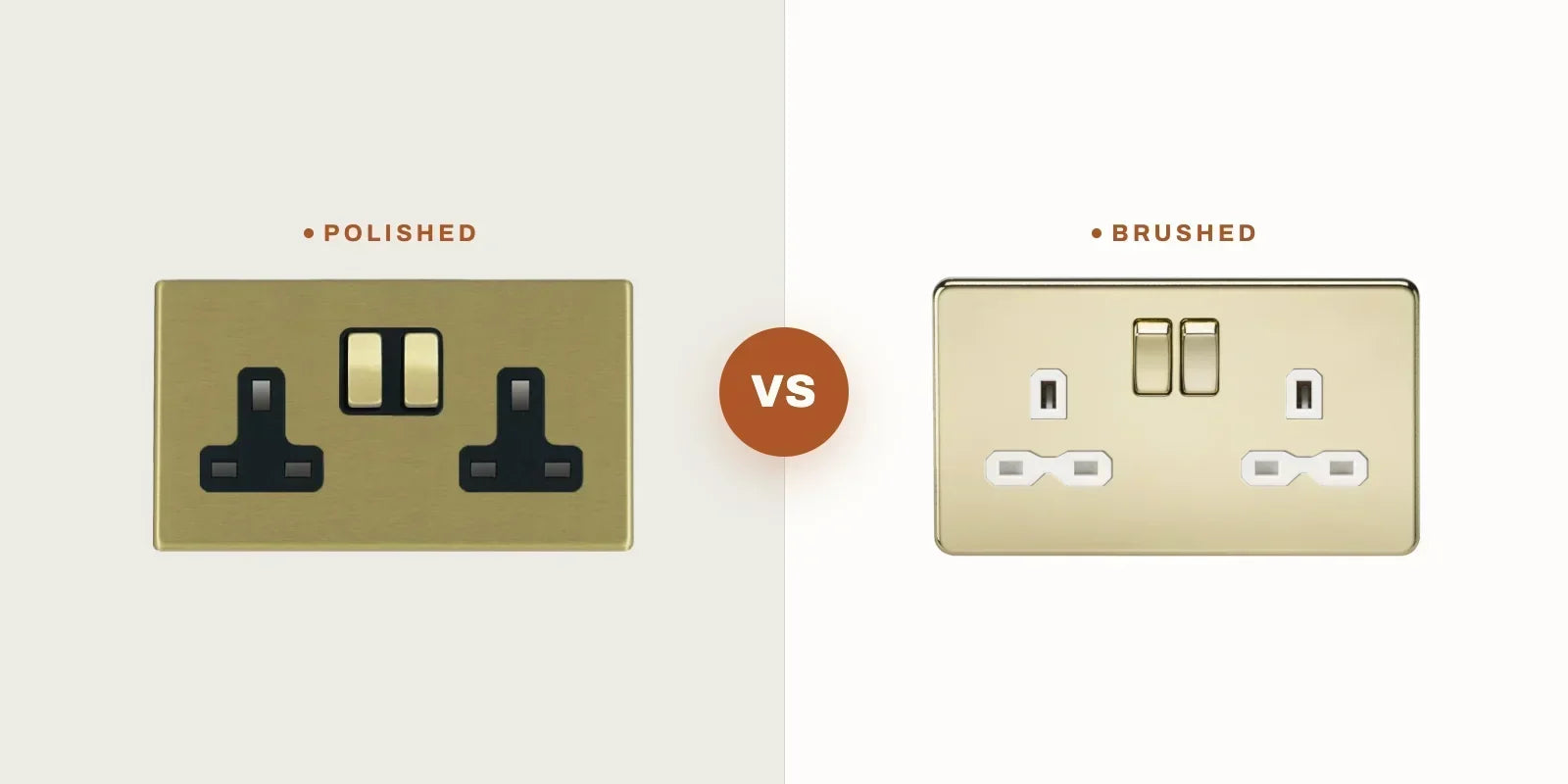 One Metal, Two Finishes: Understanding Polished and Brushed Sockets
