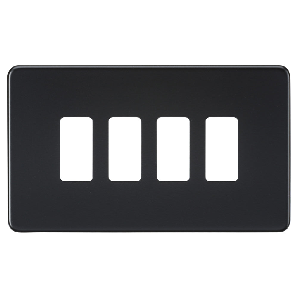 Knightsbridge Screwless Grid Front Plates