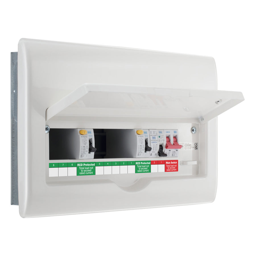 BG Fortress Recessed Consumer Units with SPD