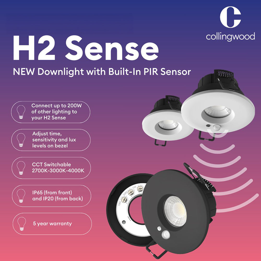 Collingwood H2 Sense Fire-Rated Downlights