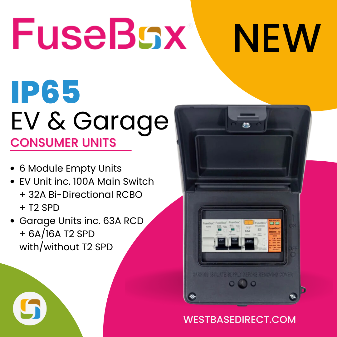 Ip65 Unit FuseBox IP65 EV & Garage Consumer Units — westbasedirect.com