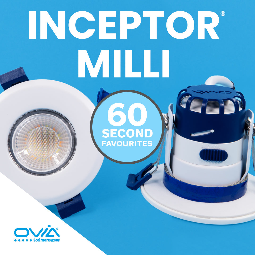 Ovia Inceptor Milli Fire-Rated LED Downlights