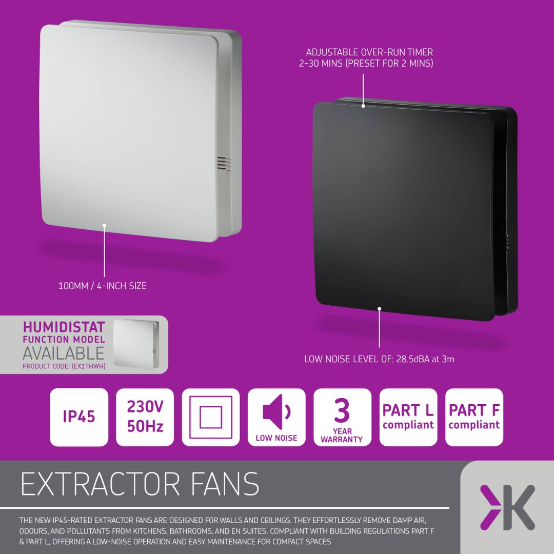 Knightsbridge NEW Extractor Fans