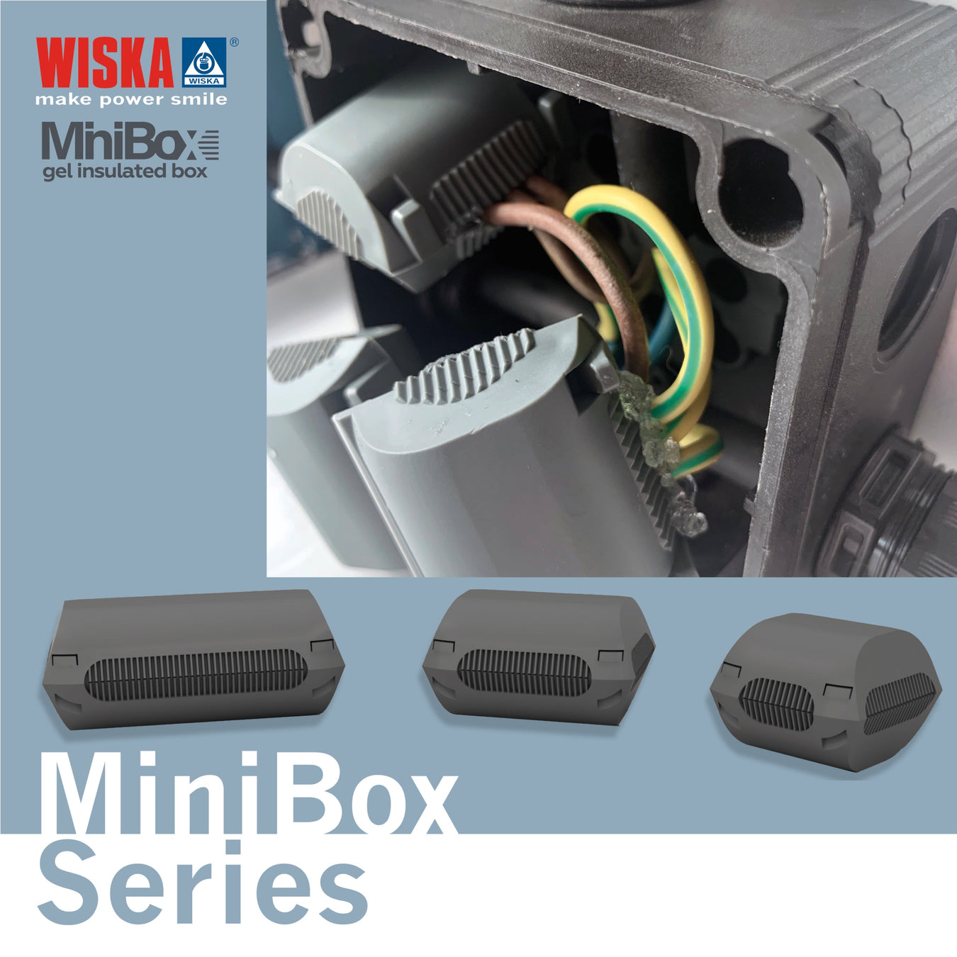 Wiska MiniBox Gel Insulated Junction Boxes