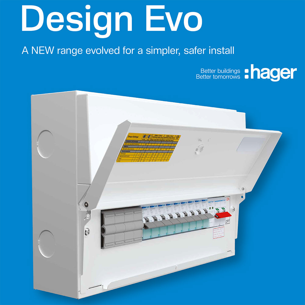Hager Design Evo Consumer Units