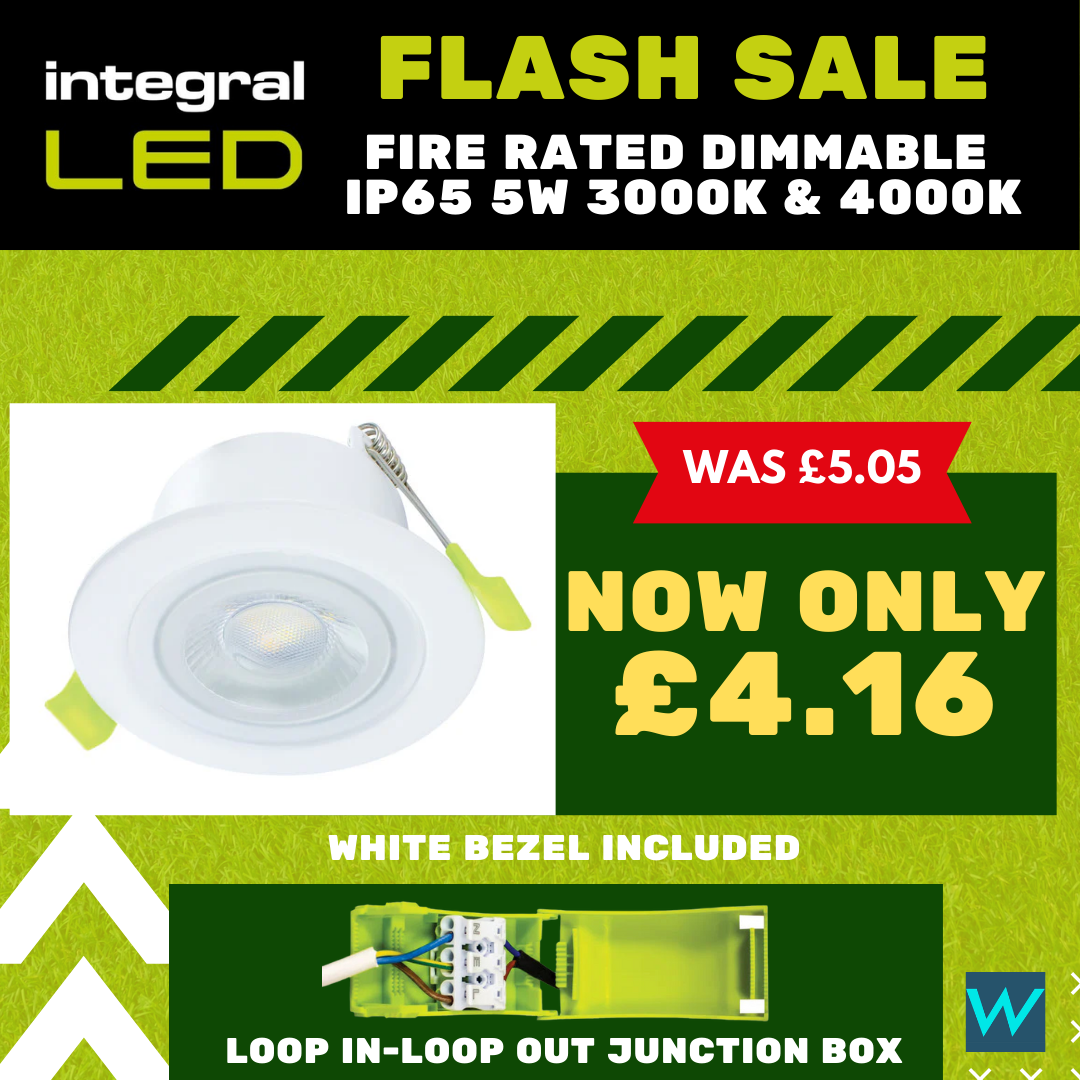 Integral EcoGuard IP65 LED Fire-Rated Downlights