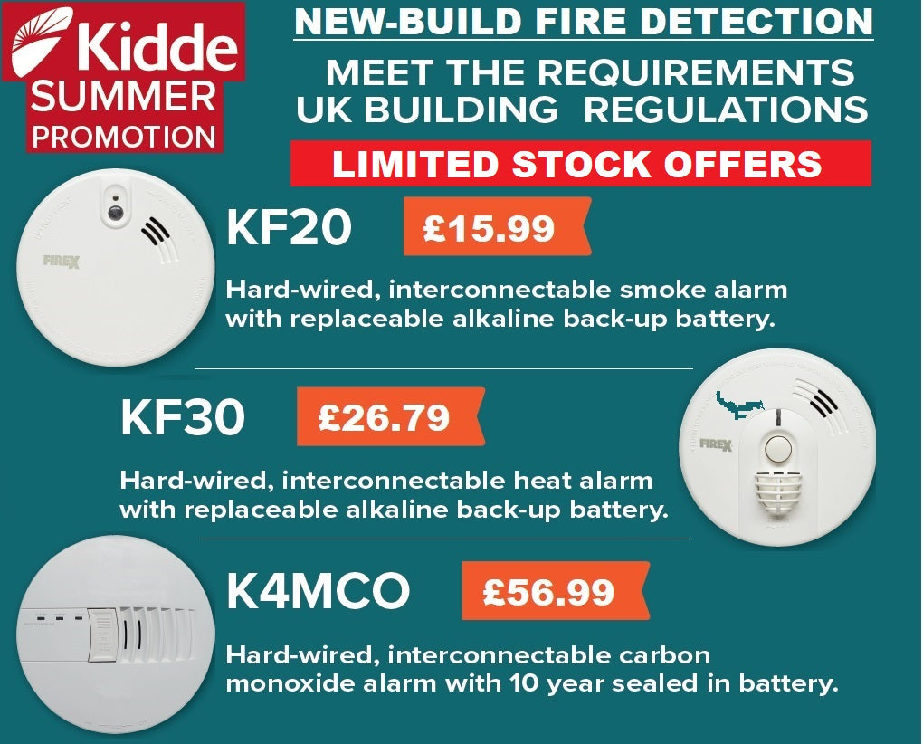 Kidde Mains Powered Smoke, Heat & CO Detection