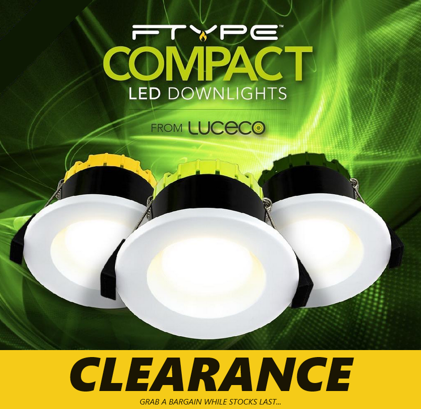 Luceco F-Type LED Downlight Clearance