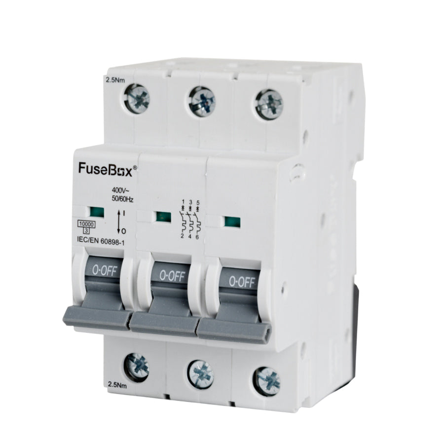 FuseBox Commercial MCBs 10kA 3P